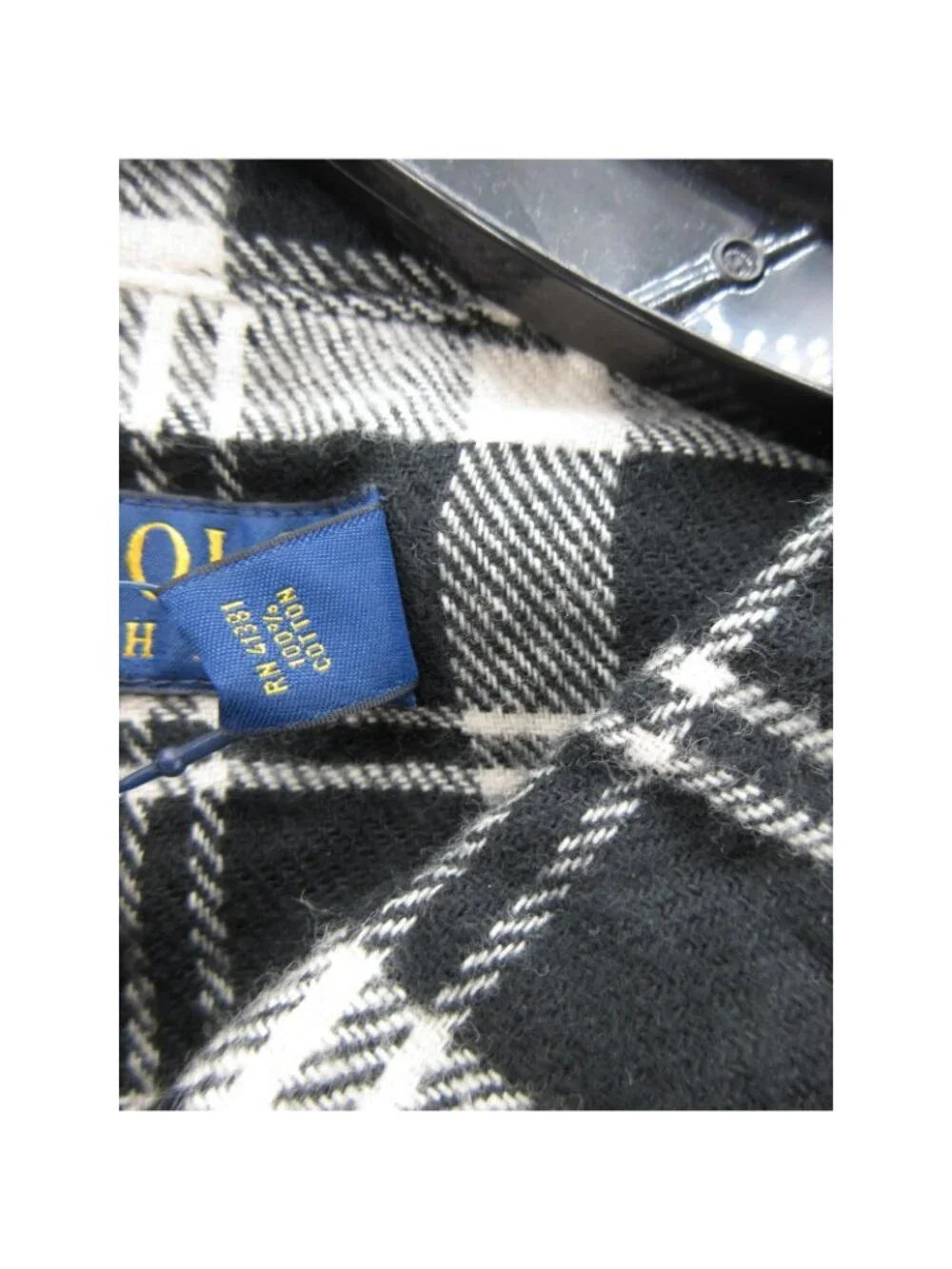 Polo Ralph Lauren Shirt 3XB Flannel Western Snap Plaid Flap Pockets